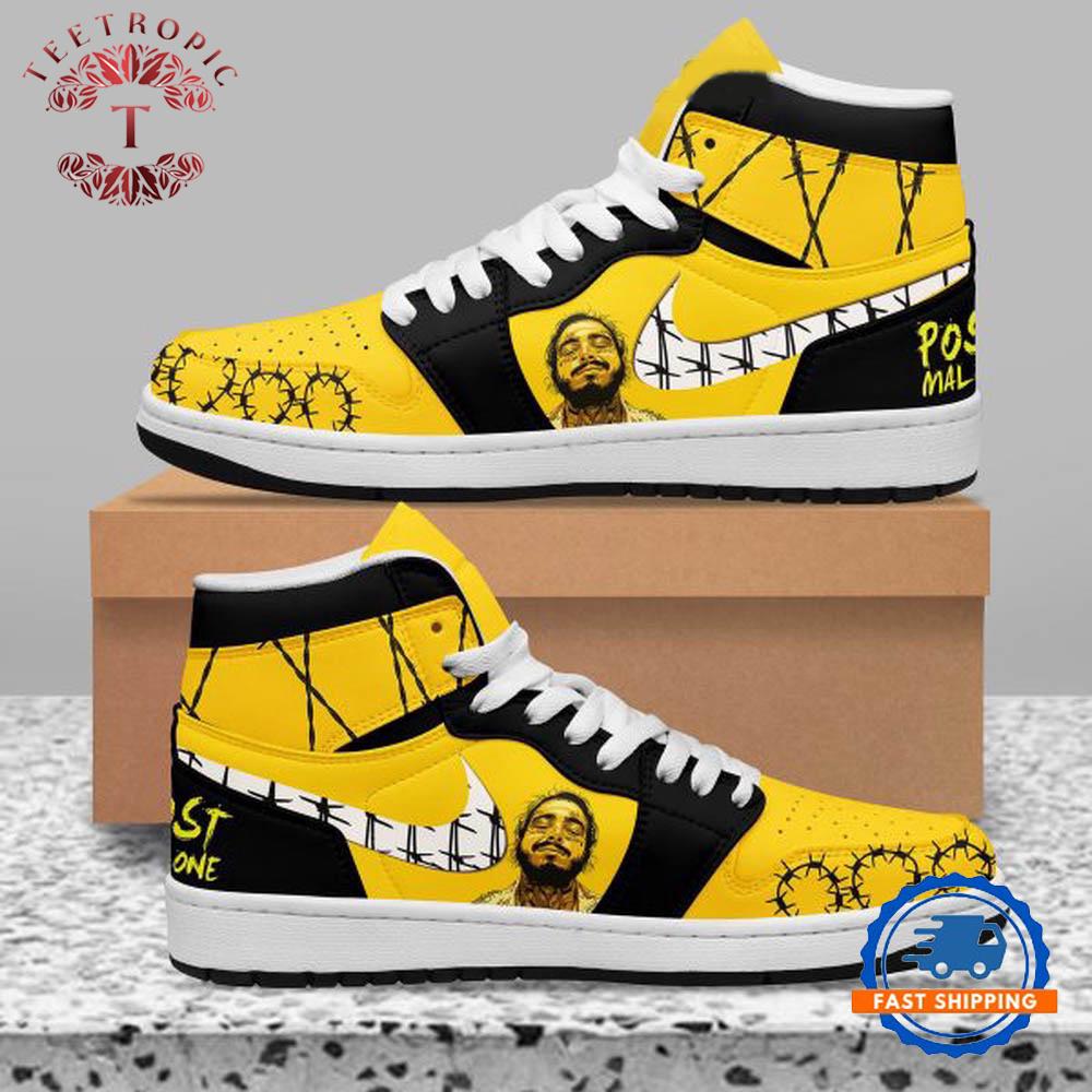Post Malone Sunflower Song Artist Air Jordan 1 Shoes