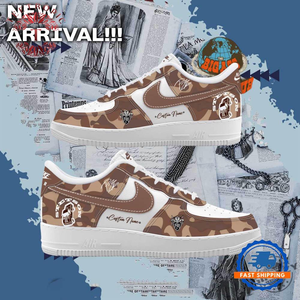 Post Malone The Big Ass World Tour Air Force 1 Shoes Sneaker