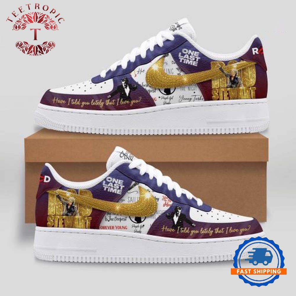 Rod Stewart One Last Time Air Force 1 Shoes Sneaker