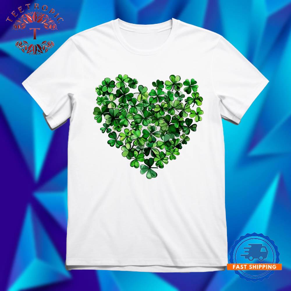 Shamrock heart St Patrick’s Day T Shirts