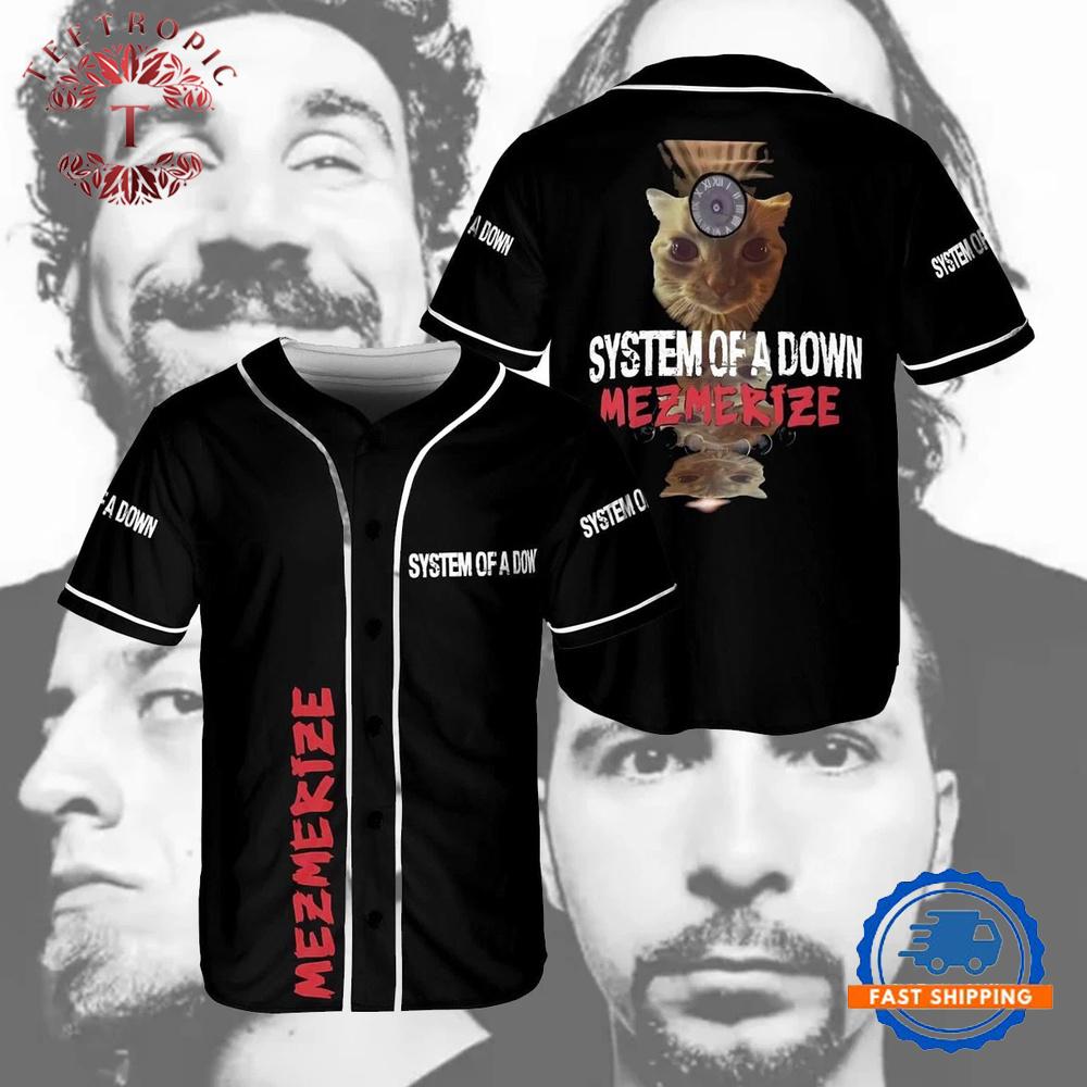 System Of A Down Baseball Jersey
