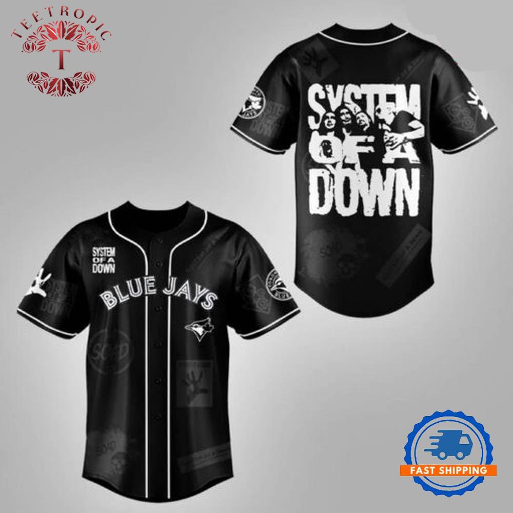 System Of A Down Collab Toronto Blue Jays Limited Edition Baseball Jersey