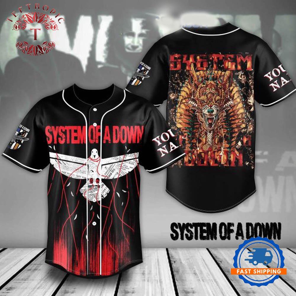 System Of A Down System Baseball Jersey