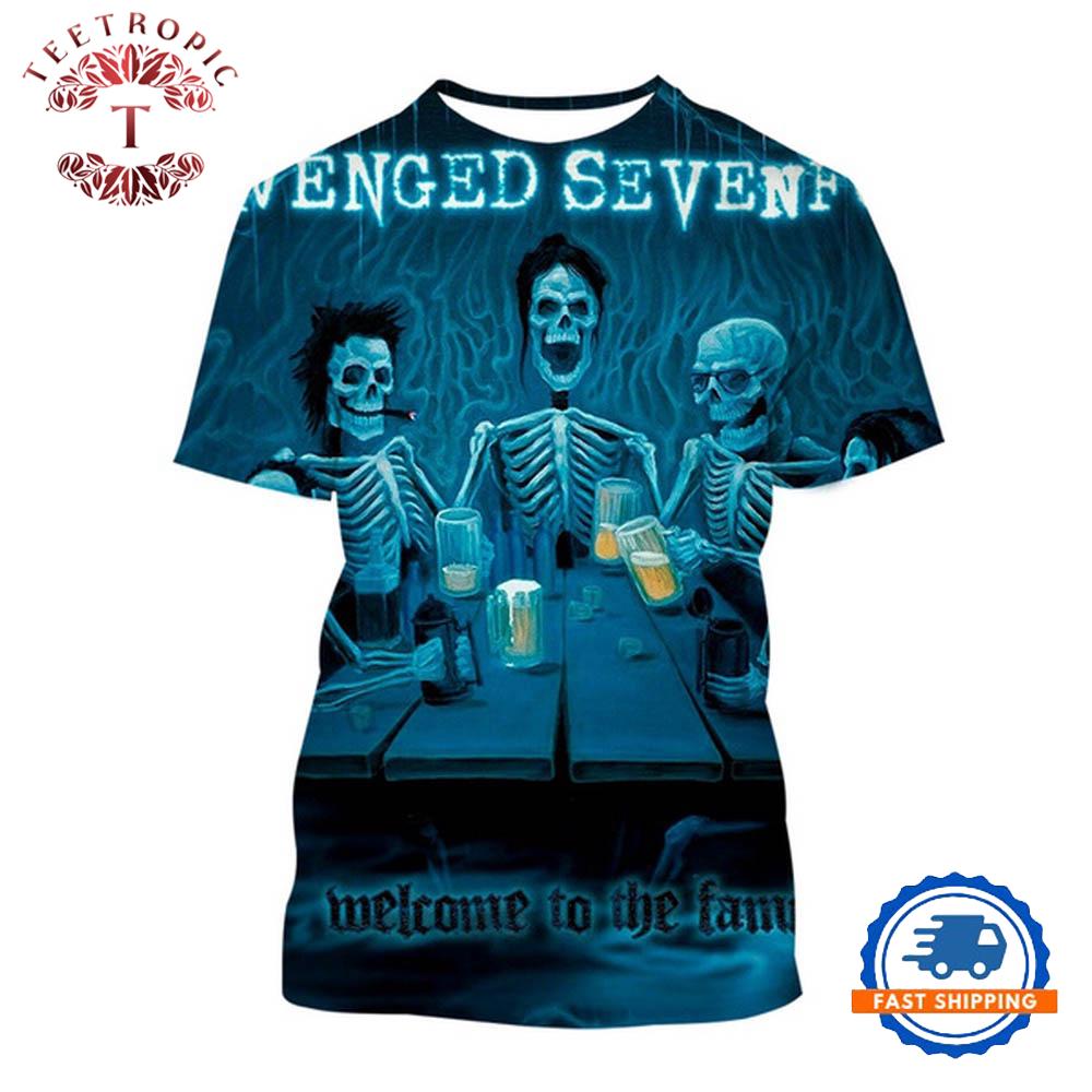 Welcome to the Family Avenged Sevenfold 3D T-Shirt