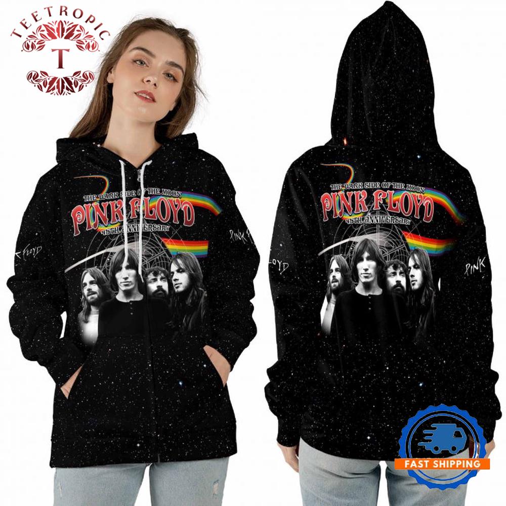 45th Anniversary The Dark Side Of The Moon Pink Floyd Hoodie Shirt