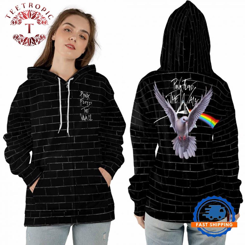 50th Pink Floyd The Wall Dove Dark Side Of The Wall Hoodie Shirt