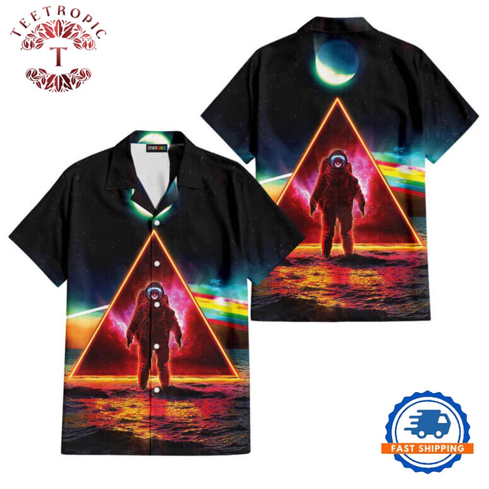 Astronaut Dark Side Of The Moon Pink Floyd Hawaiian Shirt