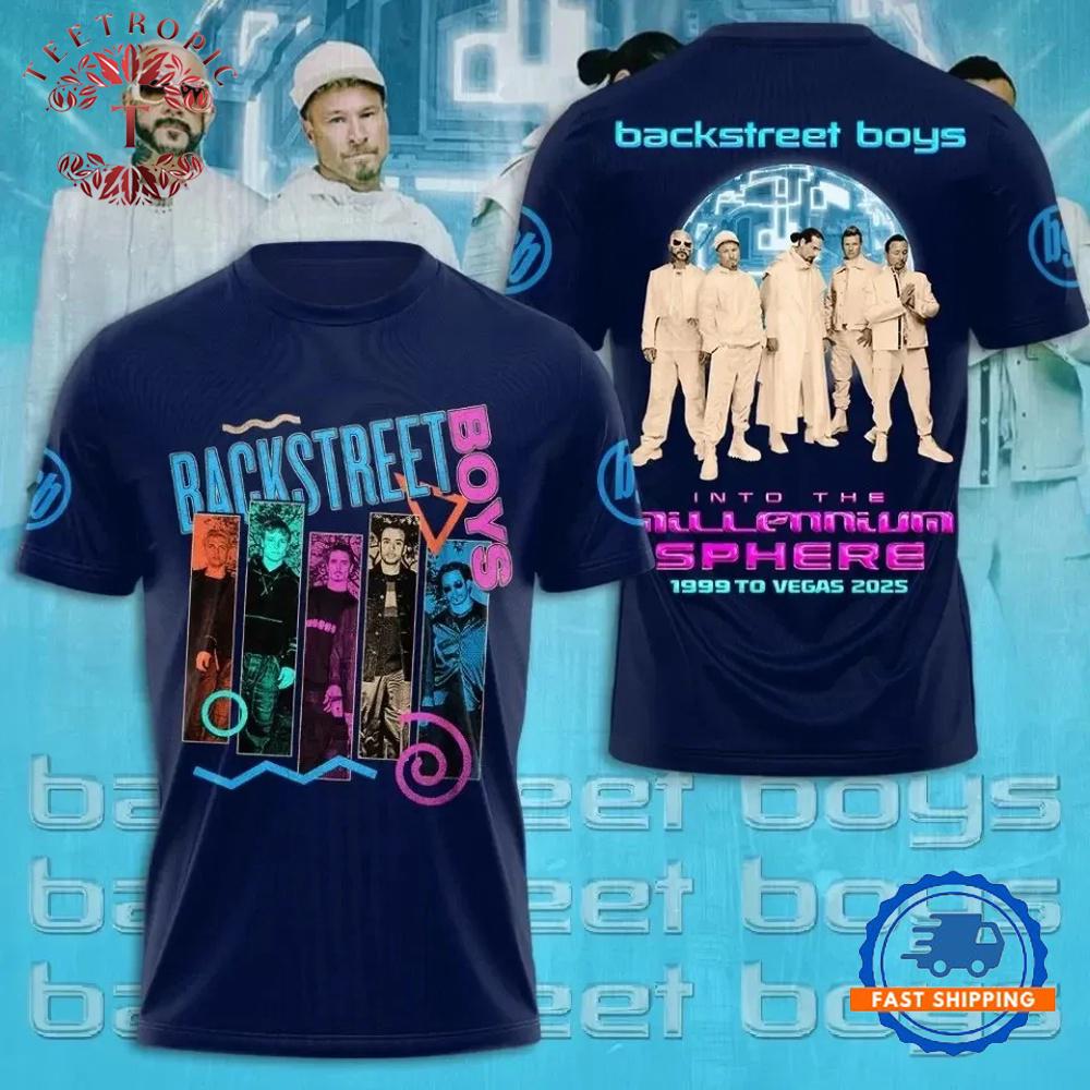 Backstreet Boys 1999 to Vegas 2025 3D T-Shirt