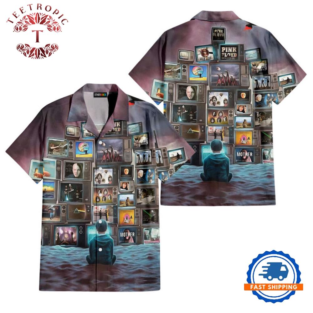 Boy Watching Pink Floyd Show Hawaiian Shirt