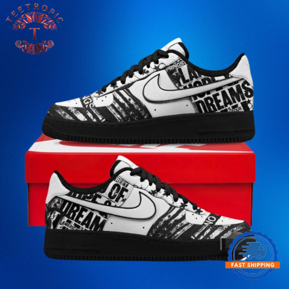 Bruce Springsteen American Dream Tour Air Force 1 Shoes Sneaker