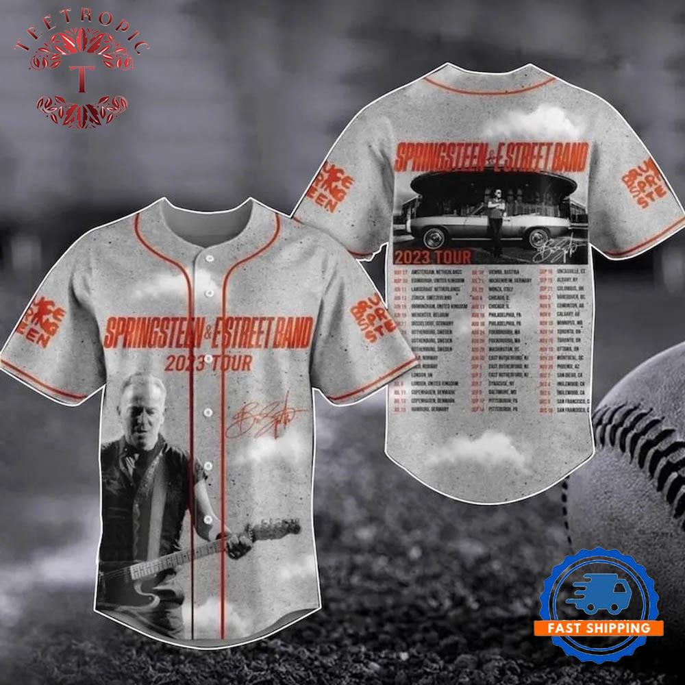 Bruce Springsteen & E Street Band Baseball Jersey
