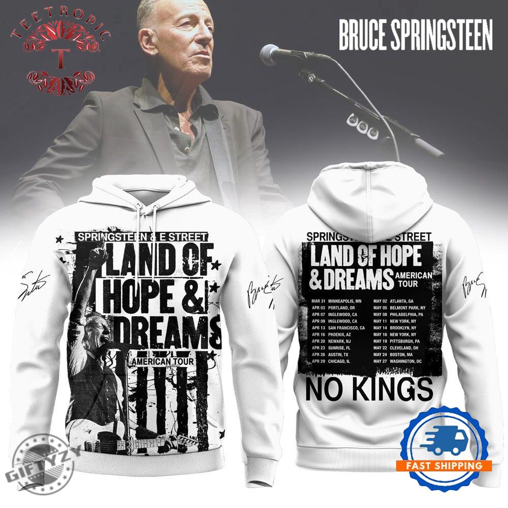 Bruce Springsteen No Kings 3D Hoodie