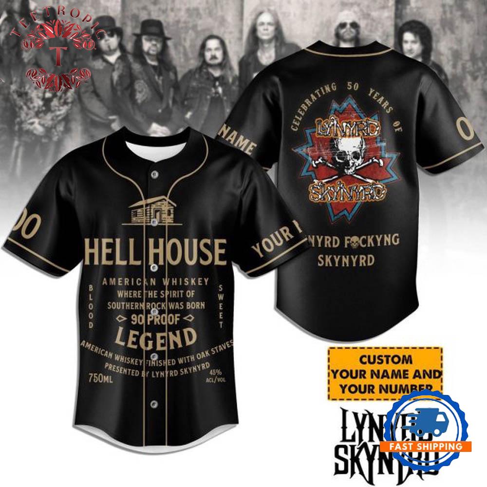 Celebrating 50 Years Of Lynyrd Skynyrd Custom Baseball Jersey