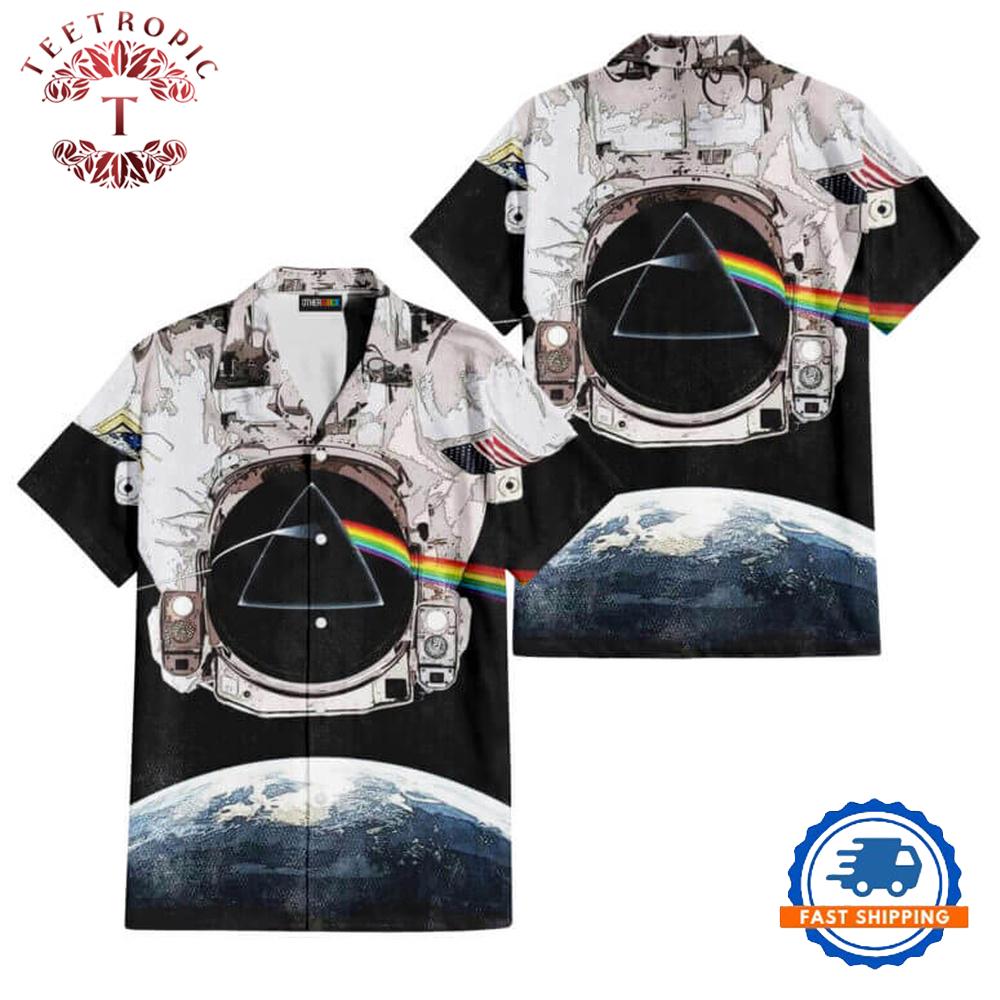 Dark Side Of The Moon Astronaut Pink Floyd Hawaiian Shirt