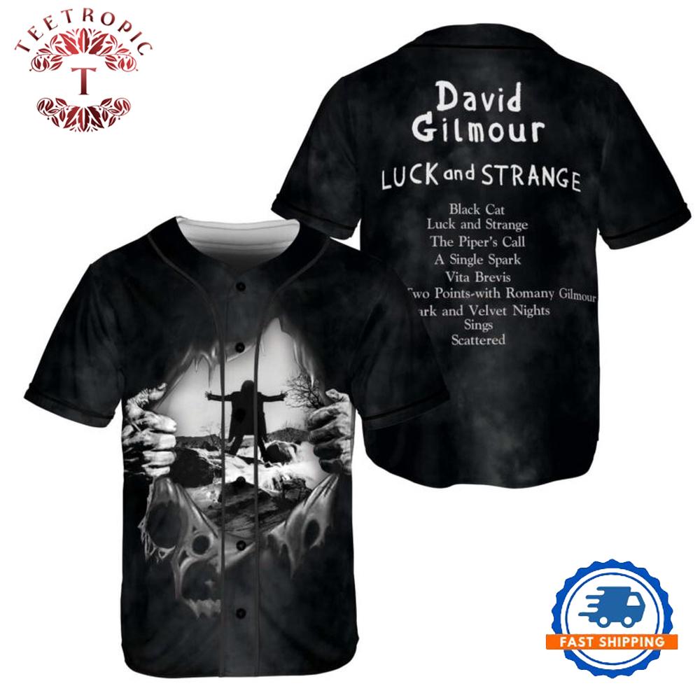 David Gilmour Luck And Strange Is My Supper Power Baseball Jersey