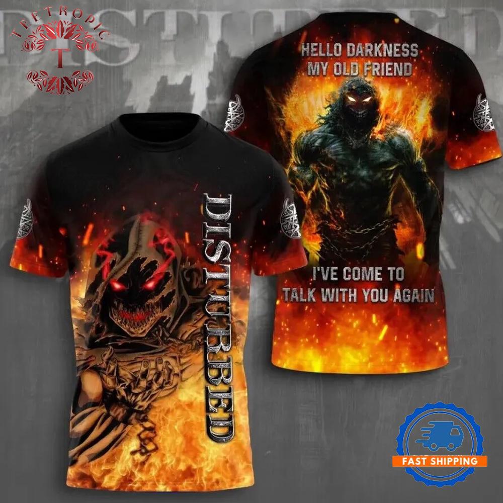 Disturbed Music Band 3D T-Shirt