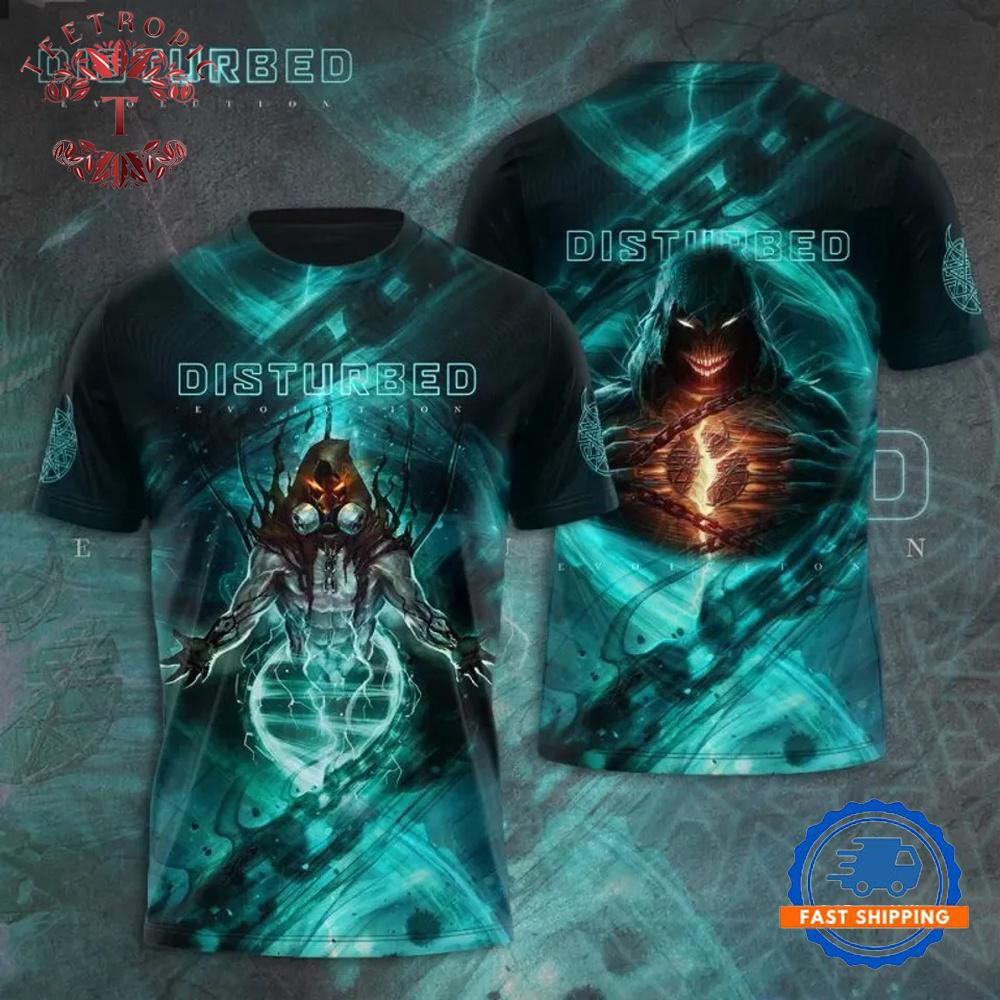 Disturbed Music Unisex 3D T-Shirt