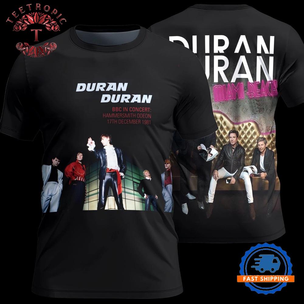 Duran Duran Music Band 3D T Shirt