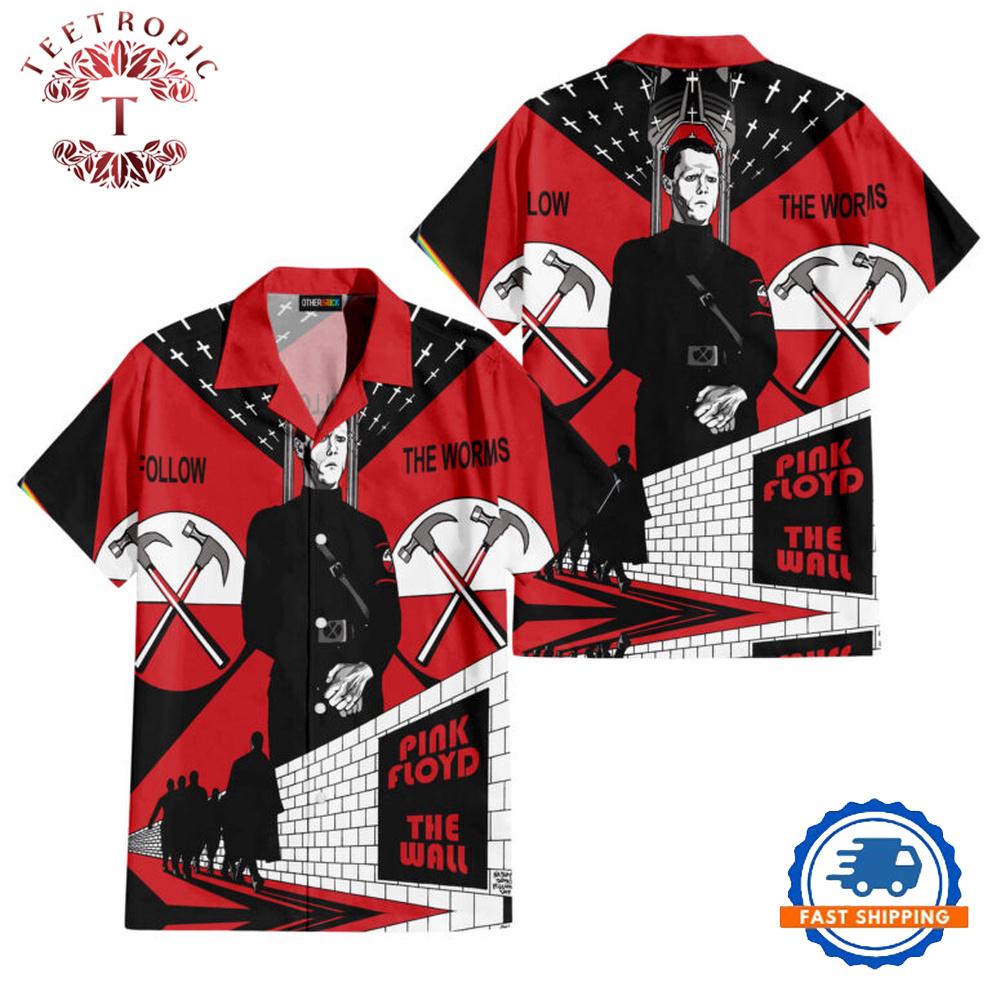Follow The Worms The Wall Pink Floyd Hawaiian Shirt