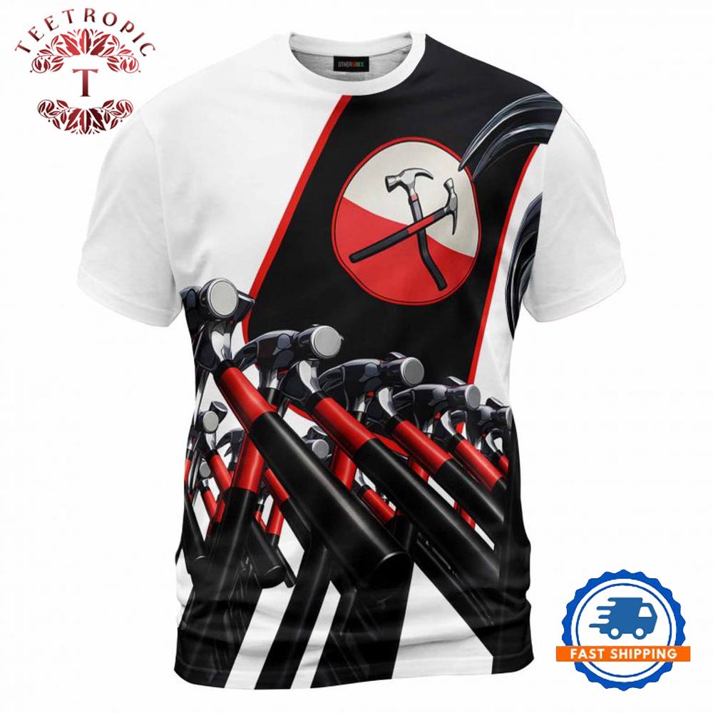 Hammer March White Pink Floyd T Shirt