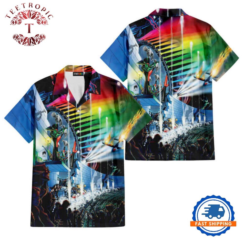 Interestellar Show Pink Floyd Colorful Hawaiian Shirt