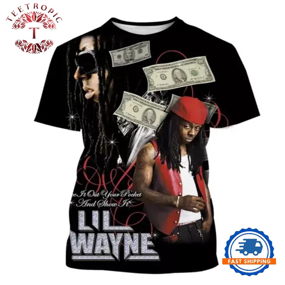 Lil Wayne Face Music 3D T Shirt