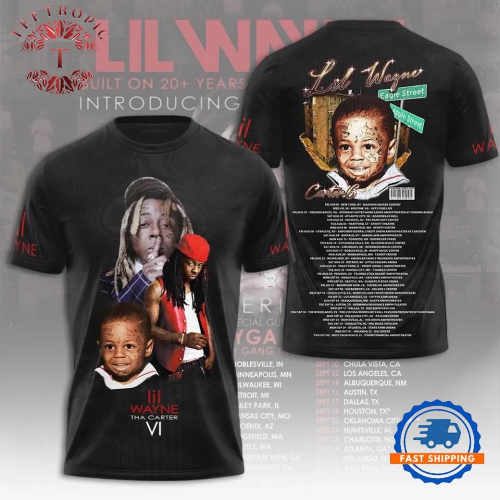 Lil Wayne North America Tour T Shirt