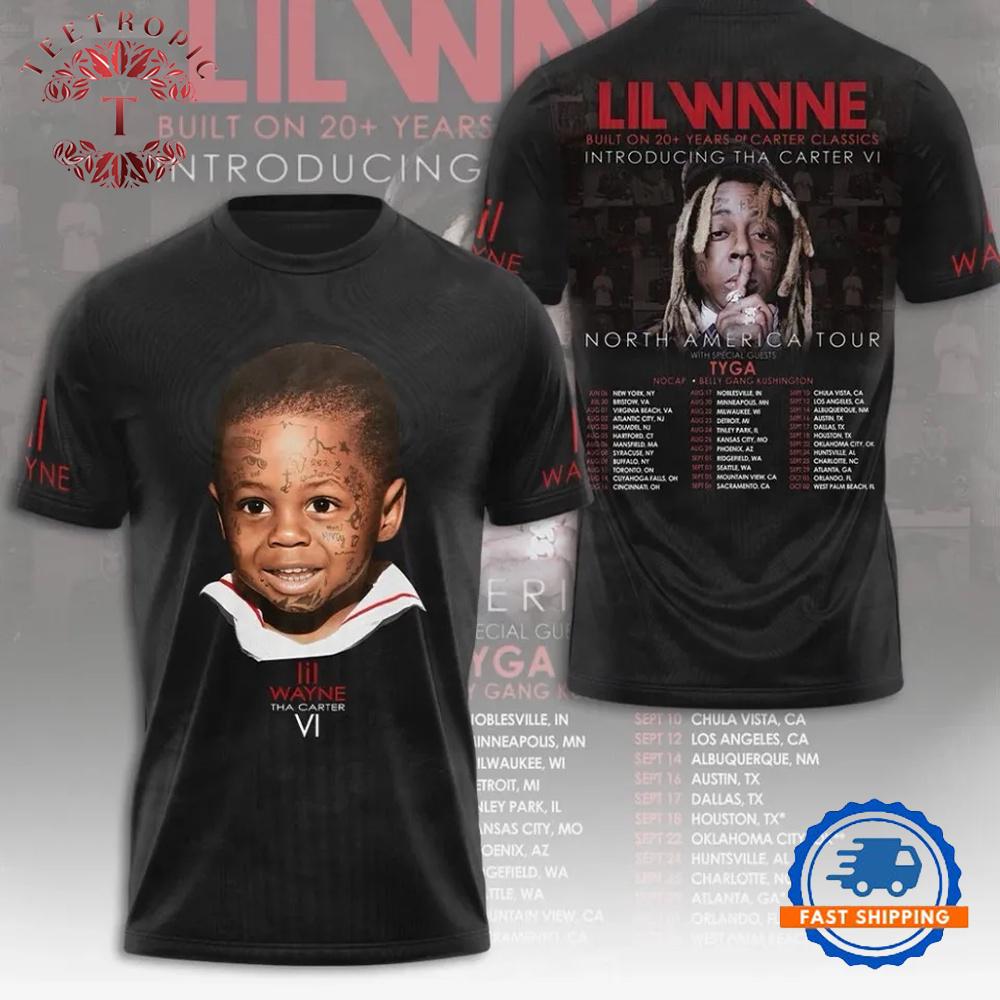 Lil Wayne Rap Legend Tribute 3D T Shirt