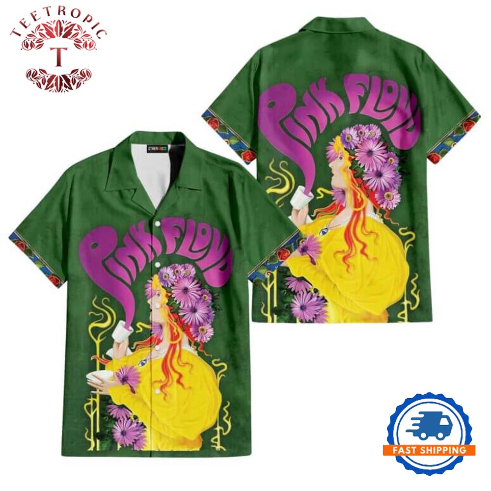 Live at the Marquee Club London March 15th 1966 Vintage Pink Floyd Hawaiian Shirt