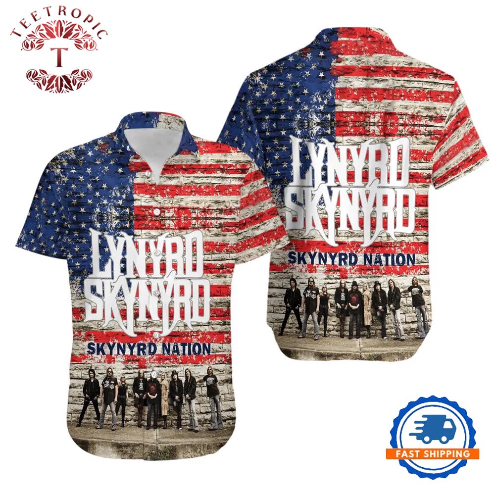 Lynyrd Skynyrd American Pride Vintage Hawaiian Shirt