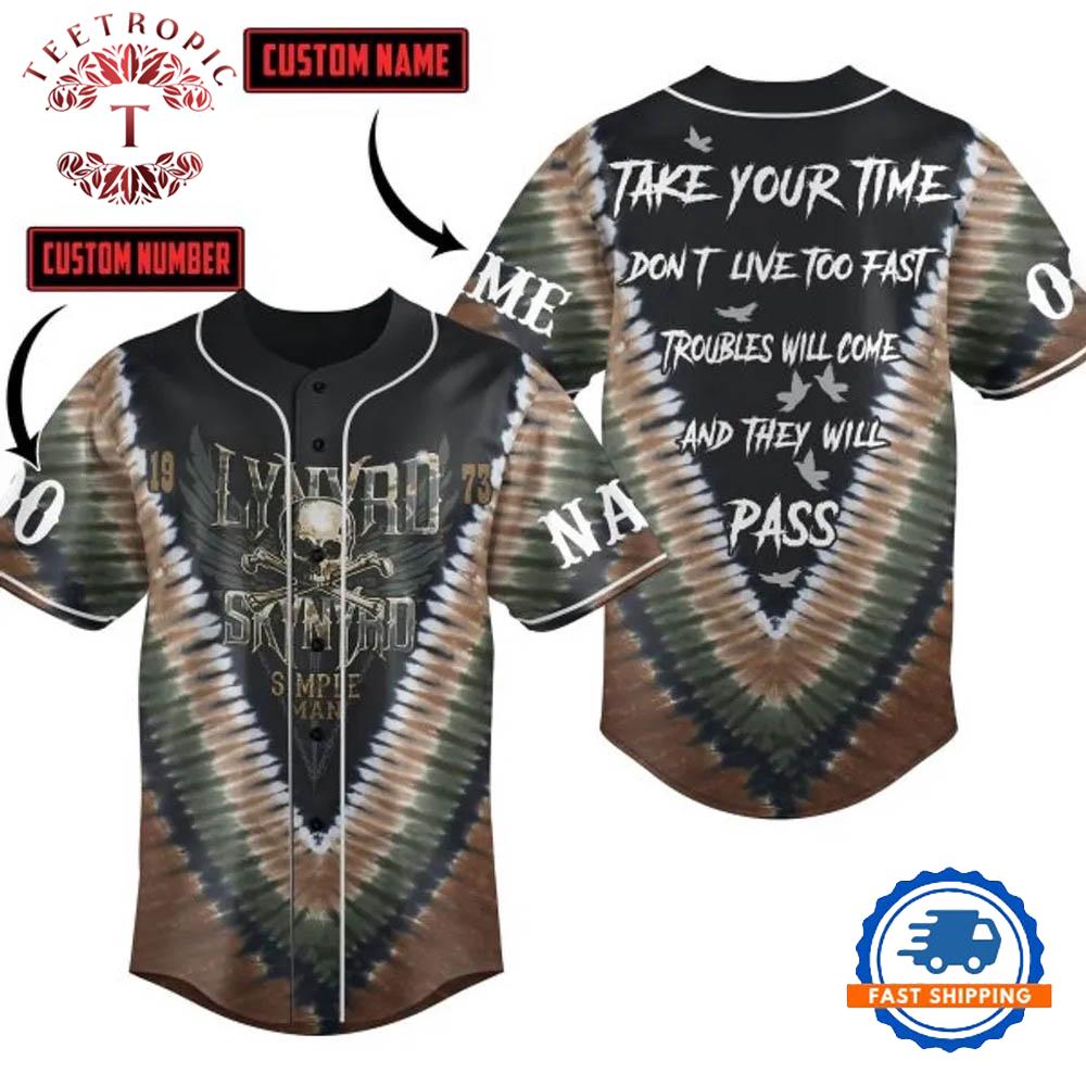 Lynyrd Skynyrd Custom Baseball Jersey