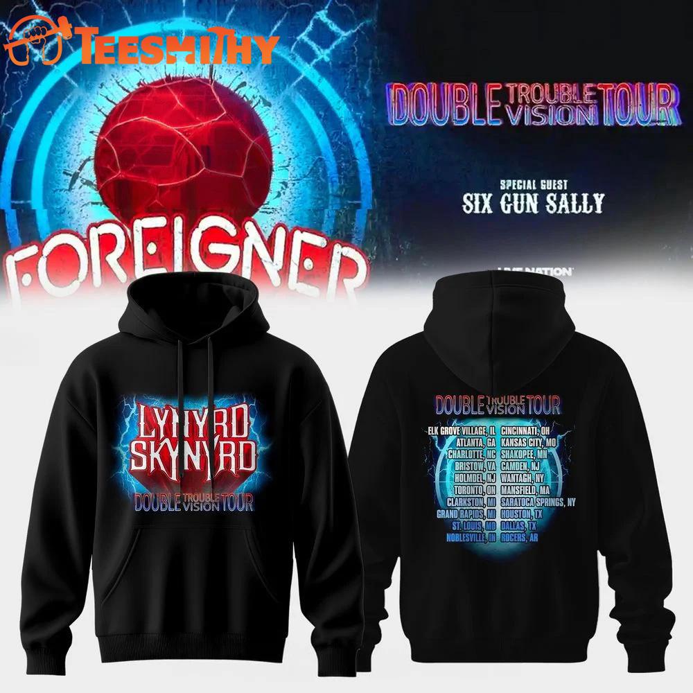 Lynyrd Skynyrd Double Trouble Double Vision Tour Hoodie