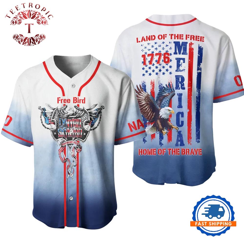 Lynyrd Skynyrd Free Bird Personalized Limited Edition Baseball Jersey