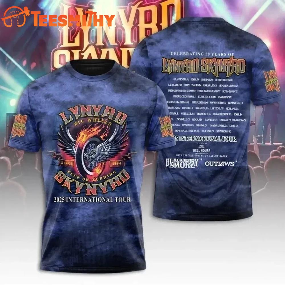 Lynyrd Skynyrd International Tour 3D T-Shirt