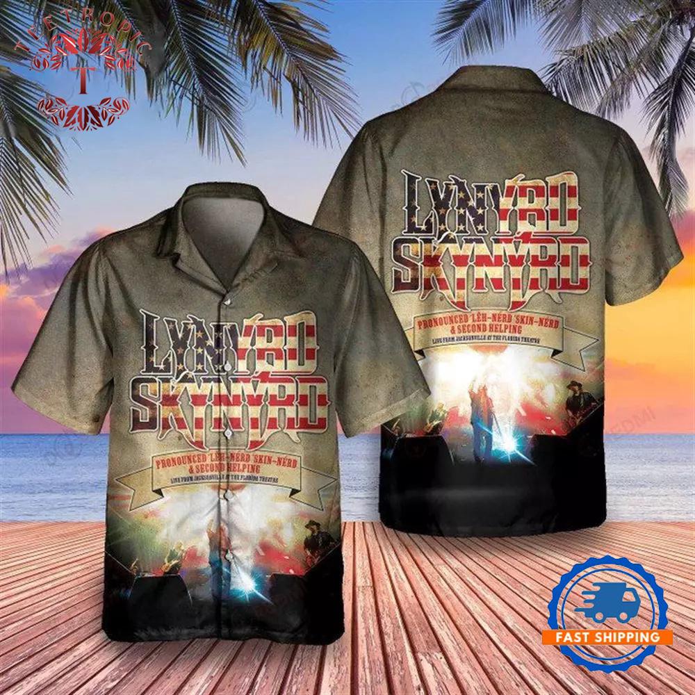 Lynyrd Skynyrd Live At The Florida Theatre Hawaiian Shirt Lynyrd Skynyrd Live At The Florida Theatre Hawaiian Shirt
