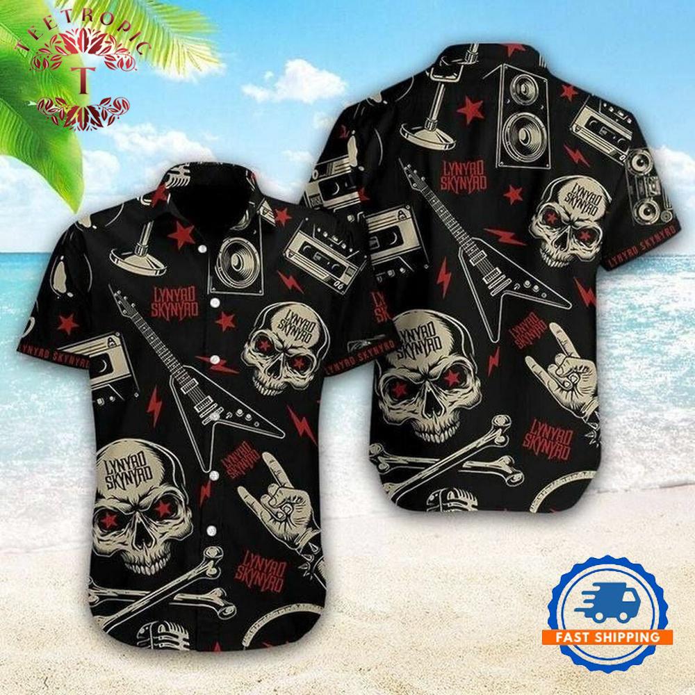 Lynyrd Skynyrd Rock ‘n’ Roll Paradise Hawaiian Shirt