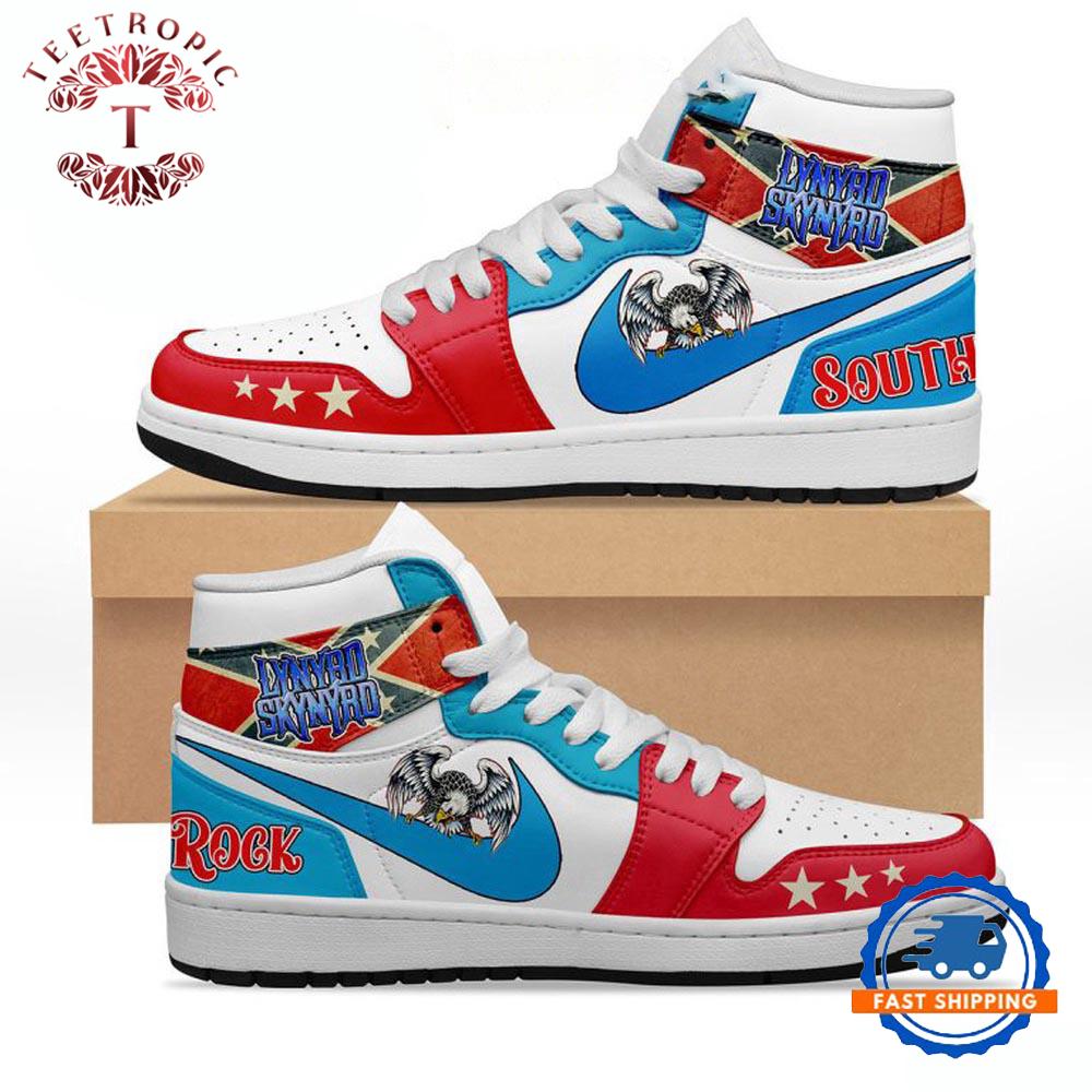 Lynyrd Skynyrd Tour South Rock Fan Air Jordan 1 Hightop Shoes