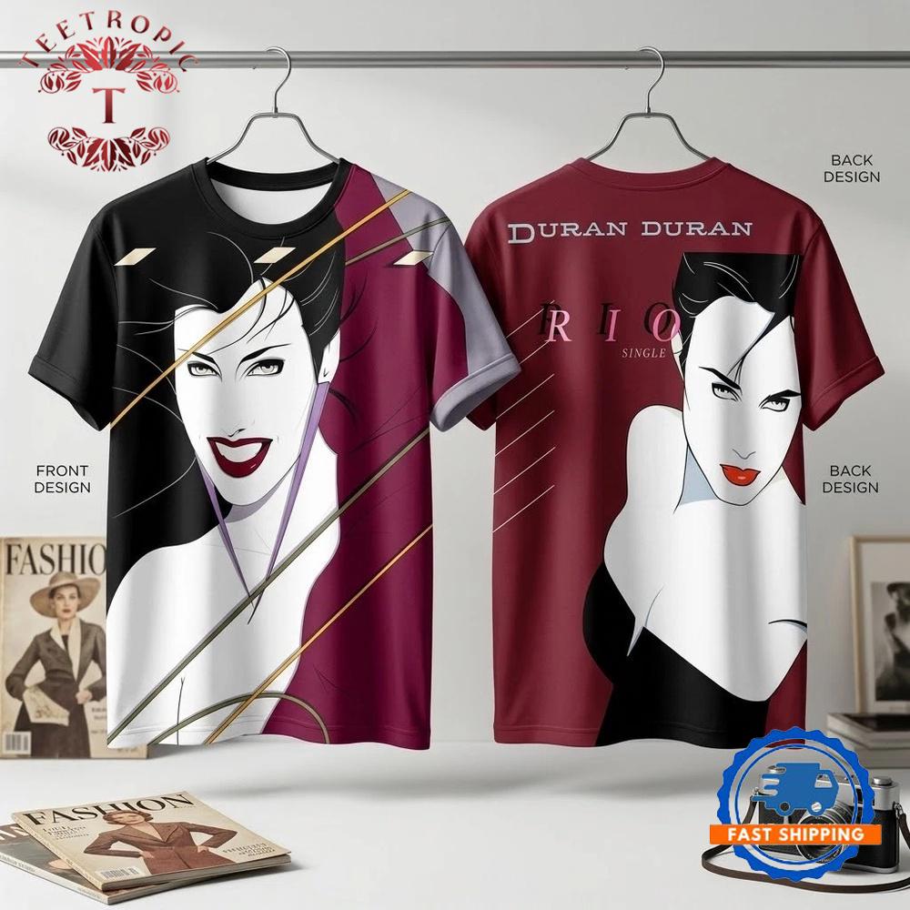 New Popular Duran Duran 3D T Shirt