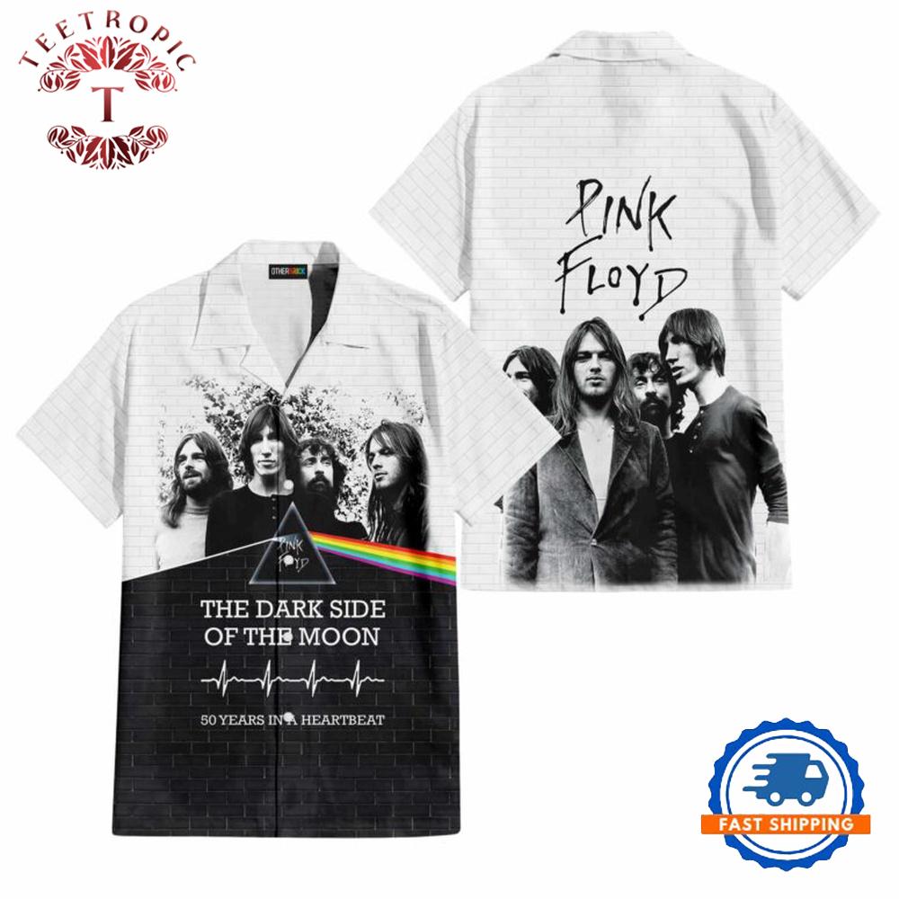 Pink Floyd Band DSOTM 50 years Aniversary x The Wall Hawaiian Shirt