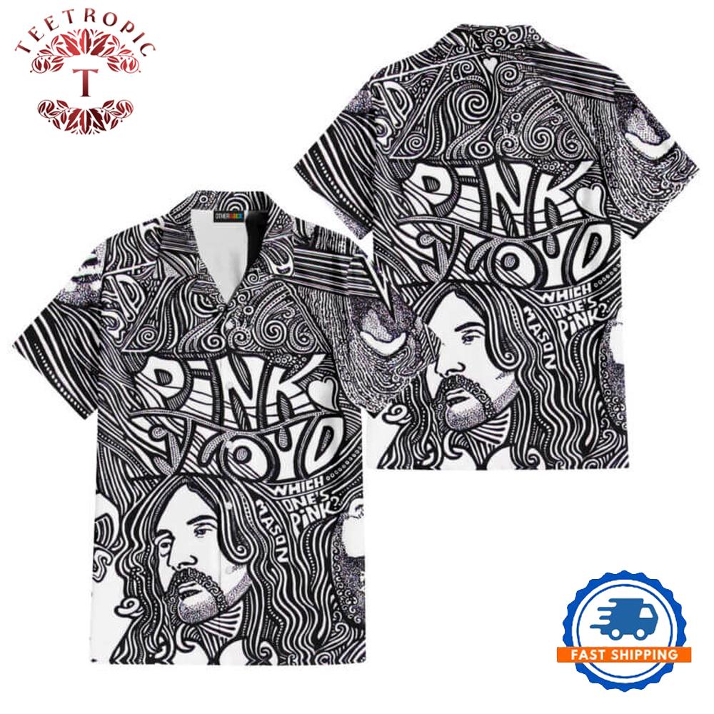 Pink Floyd Hand Draw Art Hawaiian Shirt