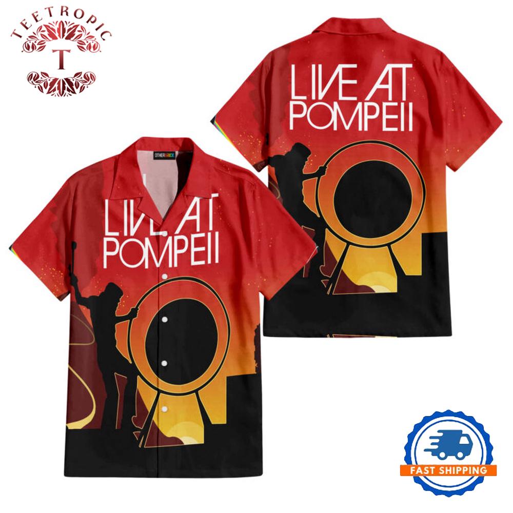 Pink Floyd Live At Pompeii Hawaiian Shirt