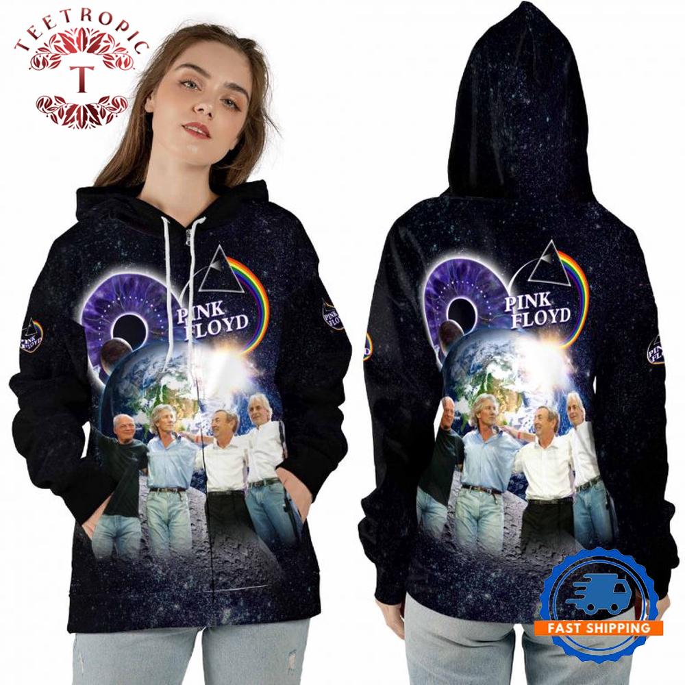 Pink Floyd Member Pulse DSOTM Earth Hoodie Shirt