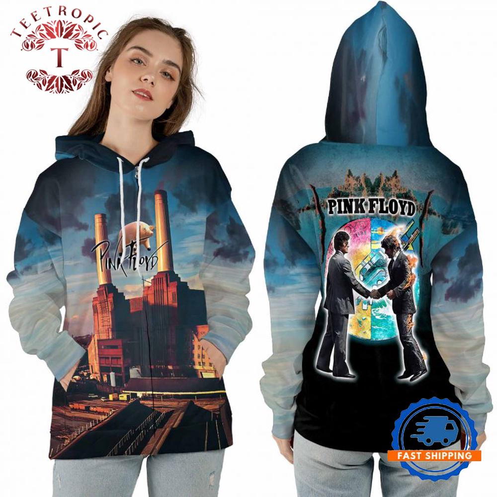 Pink Floyd Shirt Wish You Were Here Shakehand Animals Hoodie