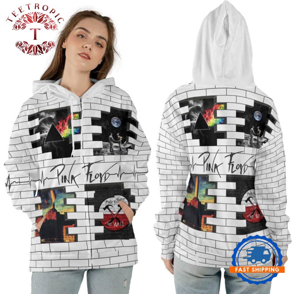 Pink Floyd The Wall DSOTM Wish You Were Here And Animals Hoodie Shirt