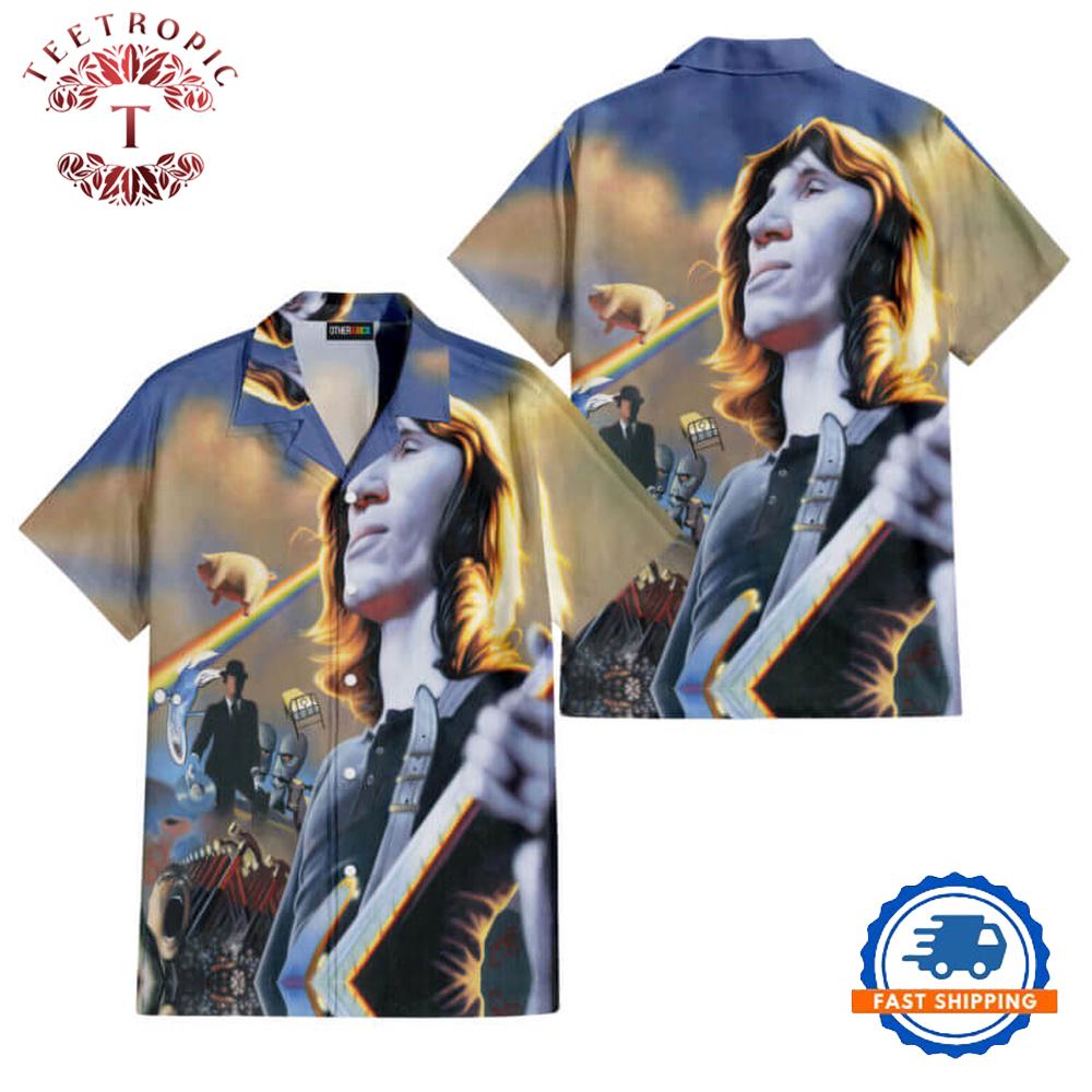 Roger Waters Album Cover Painting Pink Floyd Hawaiian Shirt