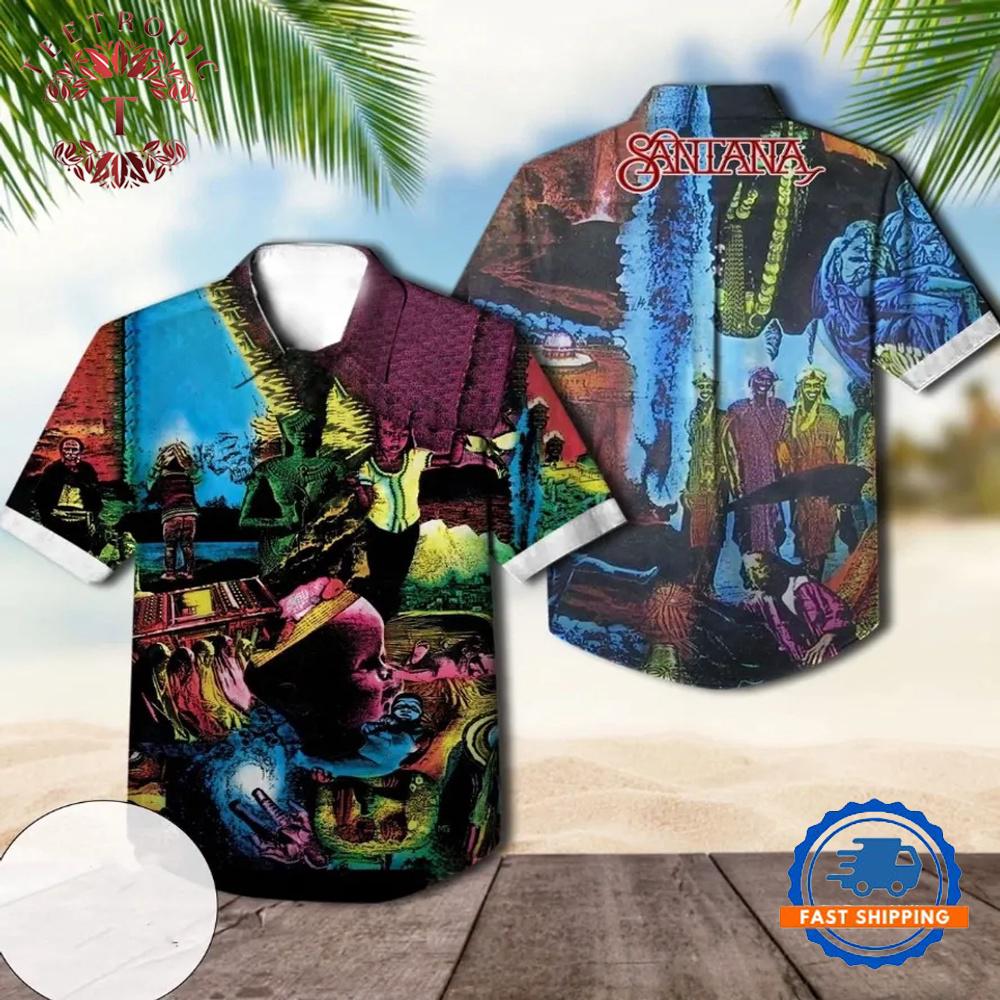 Santana Appearances Album Cover Hawaiian Shirt