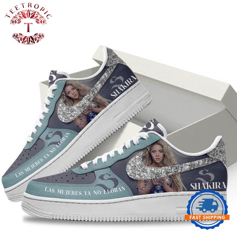 Shakira 2024 Las Mujeres Ya No LLoran Air Force 1 Shoes Sneaker