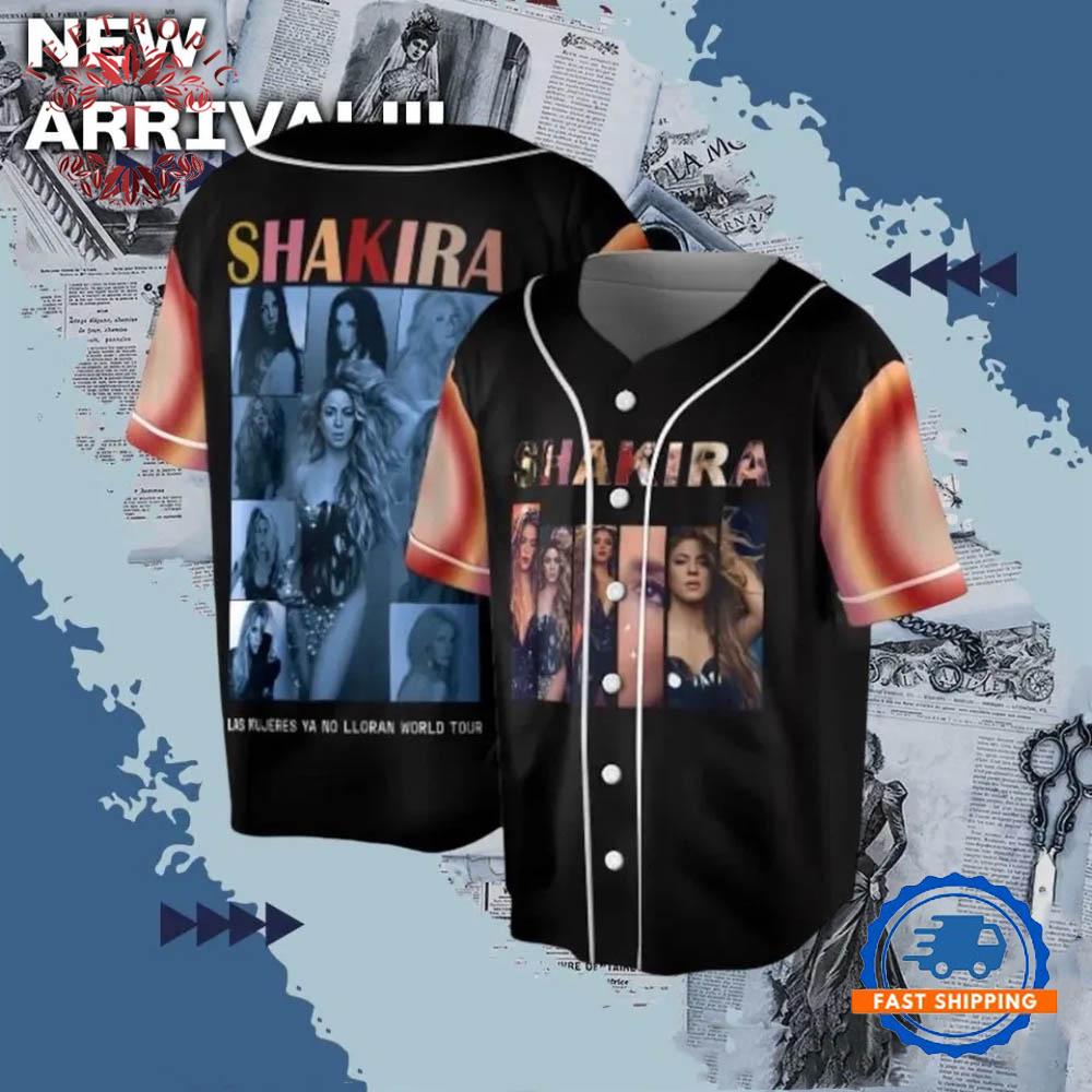 Shakira 2025 Concert Las Mujeres Jersey Baseball Jersey