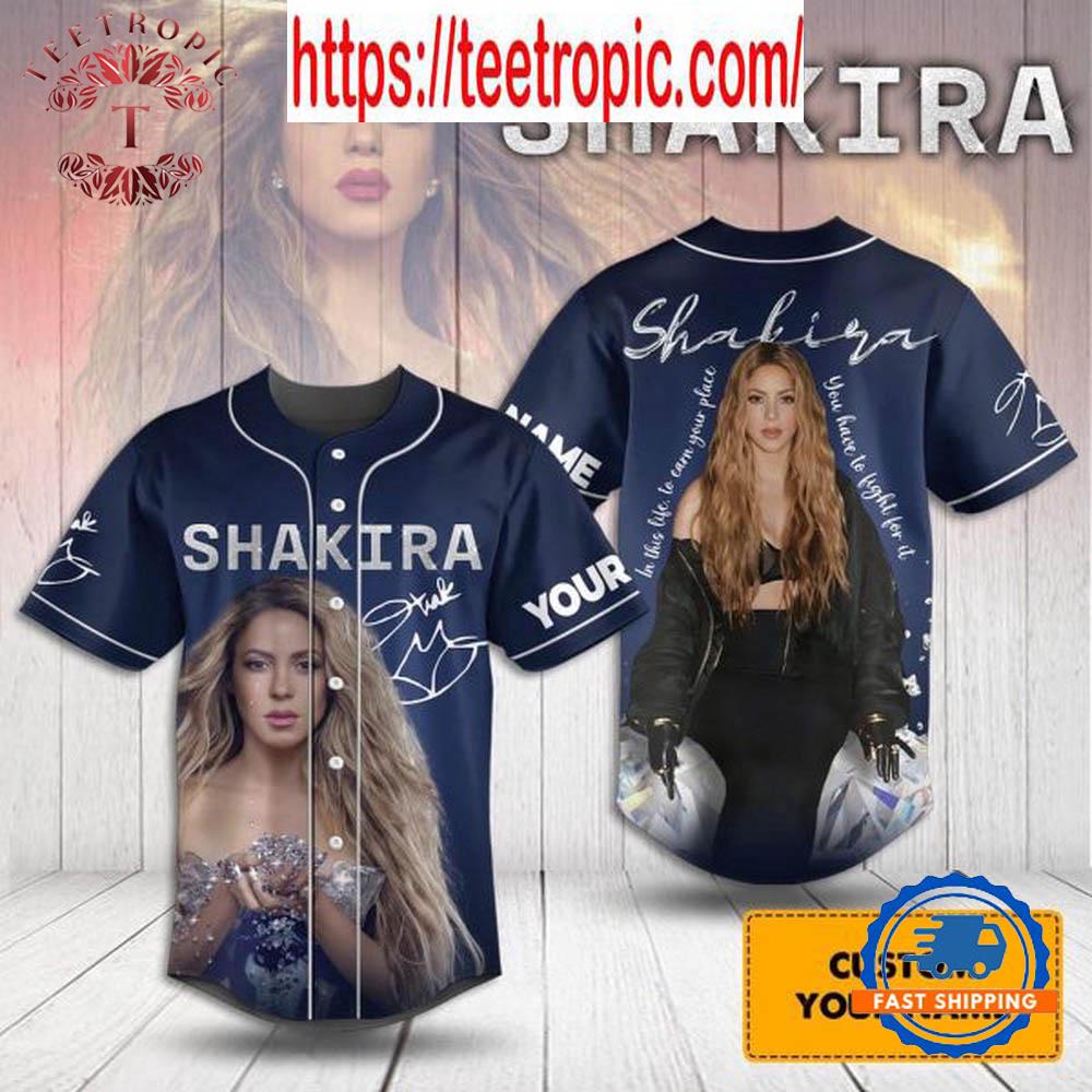 Shakira You Have To Fight For It Personalized Baseball Jersey
