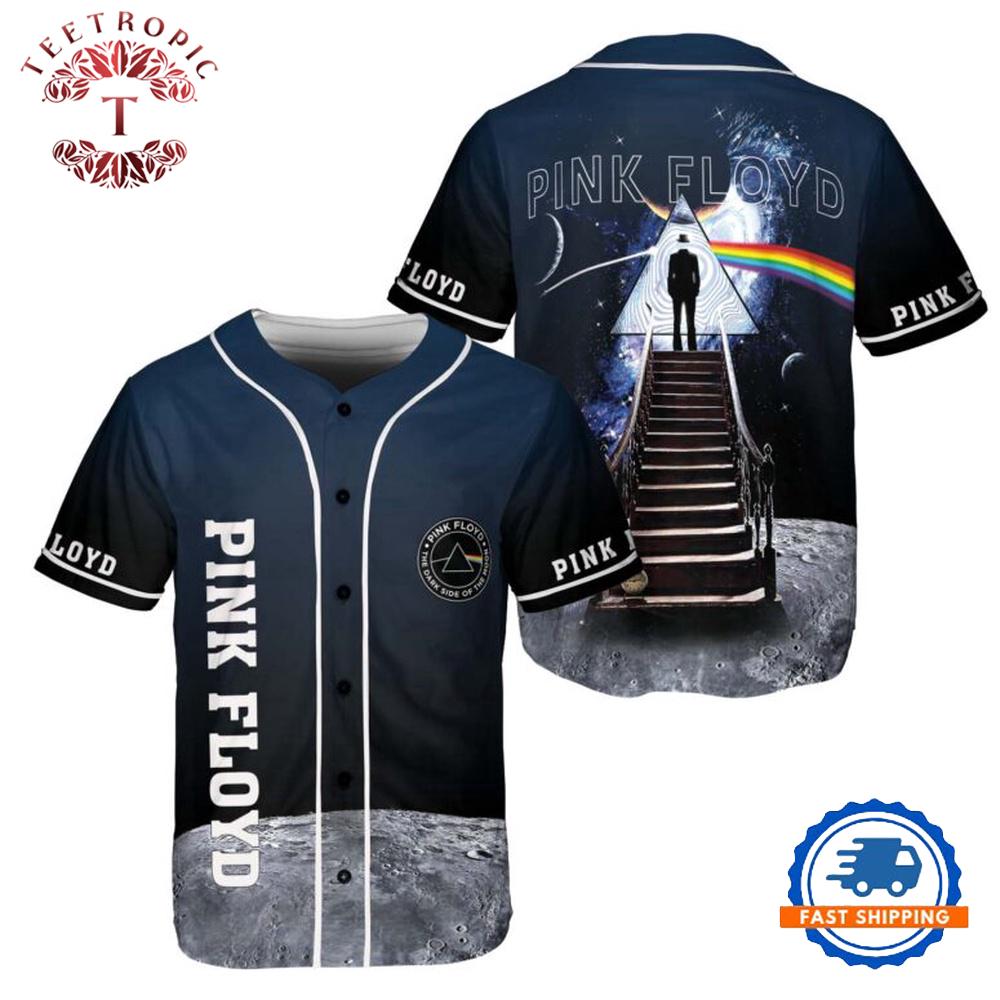 Stairway To The Moon Pink Floyd Baseball Jersey